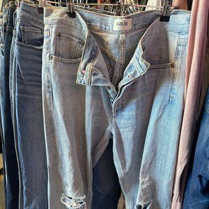 AGOLDE Jeans Riley High Rise Straight Leg